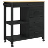 Chariot de cuisine MONZA Noir 84 x 40 x 88,5 cm 532883532883