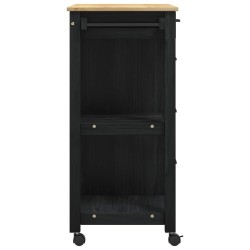 Chariot de cuisine MONZA Noir 84 x 40 x 88,5 cm 532883532883
