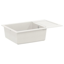 Évier Blanc 780 x 500 mm 80% Quartz et 20% Résine 532886532886