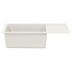 Évier Blanc 780 x 500 mm 80% Quartz et 20% Résine 532886532886
