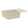 Évier Beige 780 x 500 mm 80% Quartz et 20% Résine 532887532887