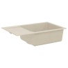 Évier Beige 780 x 500 mm 80% Quartz et 20% Résine 532887532887
