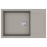 Évier Gris 780 x 500 mm 80% Quartz et 20% Résine 532889532889