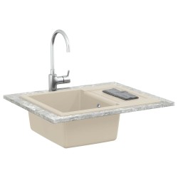 Évier Beige 620 x 500 mm 80% Quartz et 20% Résine 532891532891