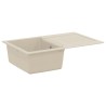 Évier Beige 780 x 500 mm 80% Quartz et 20% Résine 532896532896