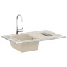 Évier Beige 780 x 500 mm 80% Quartz et 20% Résine 532896532896
