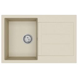 Évier Beige 780 x 500 mm 80% Quartz et 20% Résine 532896532896