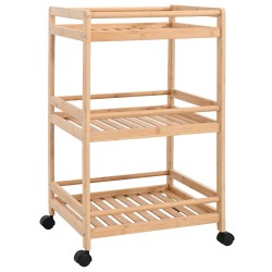 Chariot de Cuisine avec Roues Naturel 46 x 38 x 76 cm Bambou 532901532901