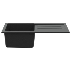 Évier Noir 780 x 500 mm 80% Quartz et 20% Résine 532904532904