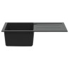 Évier Noir 780 x 500 mm 80% Quartz et 20% Résine 532904532904