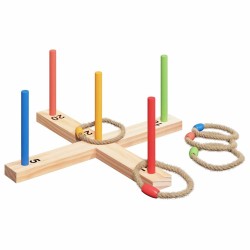 Set de jeu de lancer d'anneaux Multicolore 41 x 41 x 16 cm 532906532906
