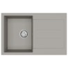 Évier Gris 780 x 500 mm 80% Quartz et 20% Résine 532907532907