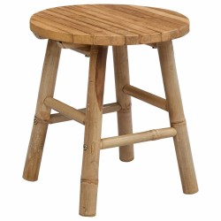 Tabouret de Jardin Marron Clair Ø 38 x 42 cm Bambou 532912532912