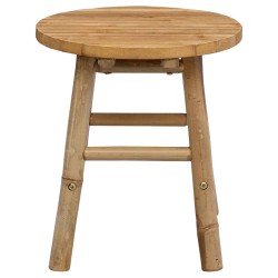 Tabouret de Jardin Marron Clair Ø 38 x 42 cm Bambou 532912532912
