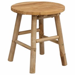 Tabouret de Jardin Marron Clair Ø 38 x 42 cm Bambou 532912532912
