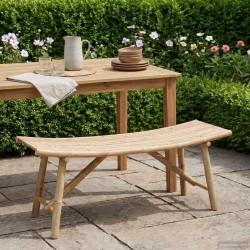 Banc de jardin Naturel 110 x 45 x 50 cm Bambou 532913532913