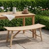 Banc de jardin Naturel 110 x 45 x 50 cm Bambou 532913532913