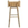 Jardinière avec support Naturel 50 x 38 x 114 cm Bambou 532914532914