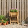 Jardinière avec support Naturel 50 x 38 x 74 cm Bambou 532915532915