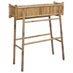 Jardinière avec support Naturel 100 x 38 x 114 cm Bambou 532916532916