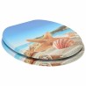Siège de toilette à fermeture douce Bleu clair 44 x 38 cm 532918532918