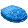 Siège de toilette à fermeture douce Goutte bleue 44 x 38 cm 532924532924