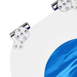 Siège de toilette à fermeture douce Goutte bleue 44 x 38 cm 532924532924