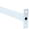 Barre de sécurité de fenêtre réglable 6 pcs Argenté Acier 532925532925
