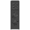 Porte-parapluie avec stockage Noir 15,5 x 15,5 x 49 cm Métal 532930532930