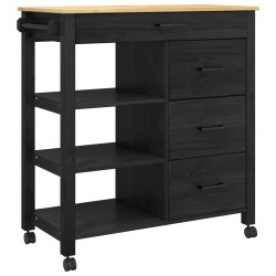 Chariot de cuisine MONZA Noir 84 x 40 x 88,5 cm 532931532931