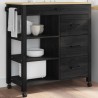 Chariot de cuisine MONZA Noir 84 x 40 x 88,5 cm 532931532931