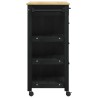 Chariot de cuisine MONZA Noir 84 x 40 x 88,5 cm 532931532931