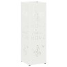 Porte-parapluie avec stockage Blanc 15,5 x 15,5 x 49 cm Métal 532932532932