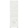 Porte-parapluie avec stockage Blanc 15,5 x 15,5 x 49 cm Métal 532932532932