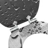 Siège de toilette à fermeture douce Gris 44 x 38 cm Panneau MDF 532933532933