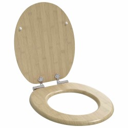 Siège de toilette à fermeture douce Couleur bambou clair 532935532935