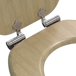 Siège de toilette à fermeture douce Couleur bambou clair 532935532935