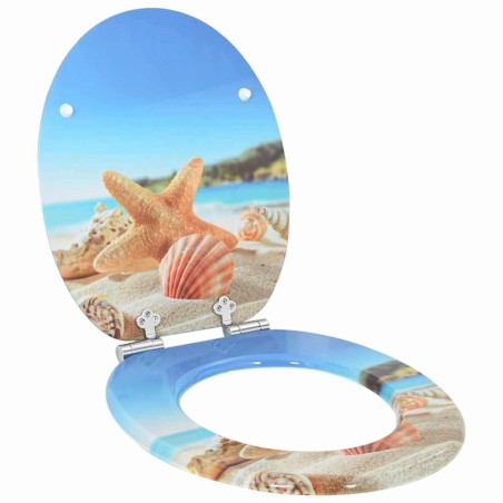 Siège de toilette à fermeture douce Coquillage de mer 532939532939