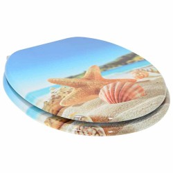 Siège de toilette à fermeture douce Coquillage de mer 532939532939