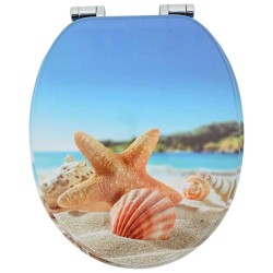 Siège de toilette à fermeture douce Coquillage de mer 532939532939