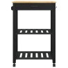 Chariot de cuisine MONZA Noir 60 x 40 x 88,5 cm 532940532940