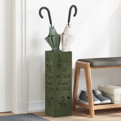 Porte-parapluie avec stockage Olive 15,5 x 15,5 x 49 cm Métal 532942532942