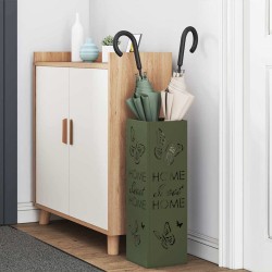 Porte-parapluie avec stockage Olive 15,5 x 15,5 x 49 cm Métal 532942532942