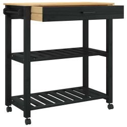 Chariot de cuisine MONZA Noir 84 x 40 x 88,5 cm 532943532943