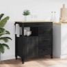 Chariot de cuisine MONZA Noir 84 x 40 x 88,5 cm 532944532944