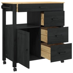 Chariot de cuisine MONZA Noir 84 x 40 x 88,5 cm 532944532944