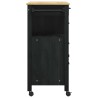 Chariot de cuisine MONZA Noir 84 x 40 x 88,5 cm 532944532944