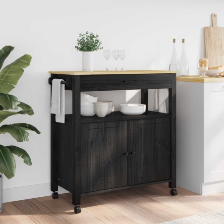 Chariot de cuisine MONZA Noir 84 x 40 x 88,5 cm 532945532945