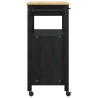 Chariot de cuisine MONZA Noir 84 x 40 x 88,5 cm 532945532945