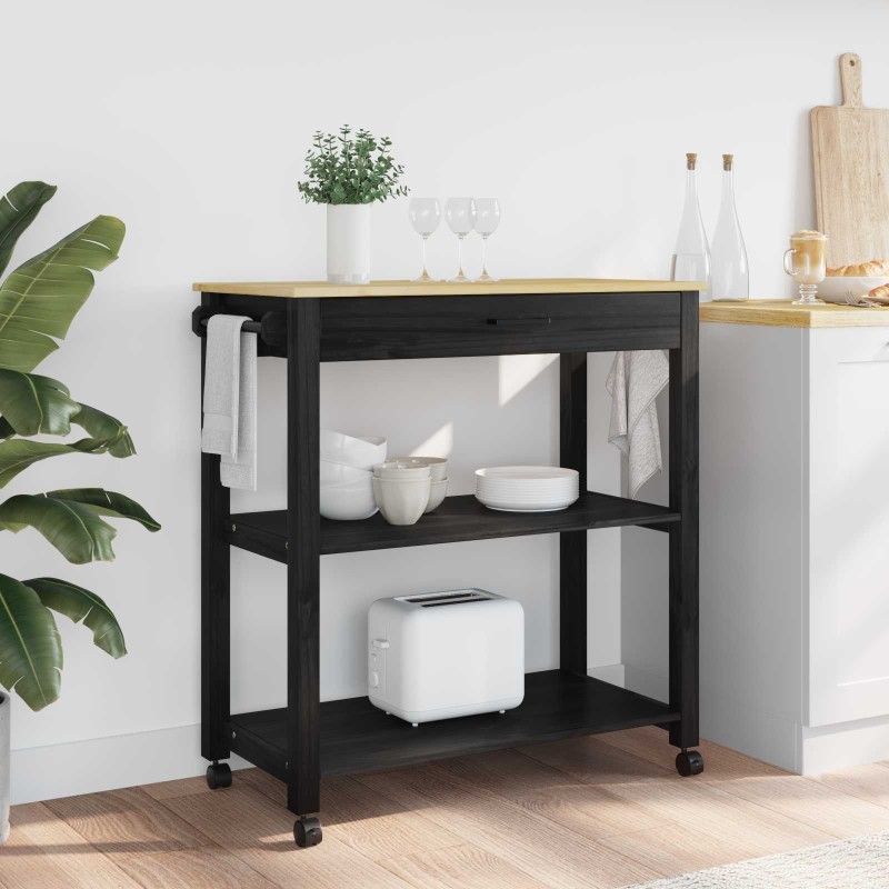 Chariot de cuisine MONZA Noir 84 x 40 x 88,5 cm 532946532946